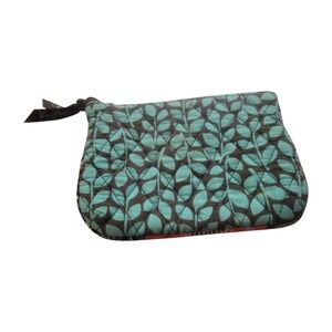 Vera Bradley Mint Green‎ Leaf Cosmetic Pouch